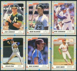 Tony Gwynn #123 1988 Fleer Star sticker