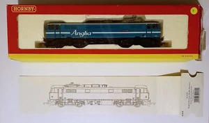 Hornby R2160 OO Gauge Anglia Railways Class 86 Bo-Bo Electric 'Crown Point' Loco - Picture 1 of 6