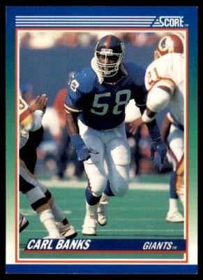 1990 Score Carl Banks 1 New York Giants #91 - Image 1 of 2