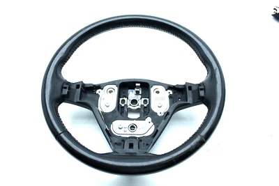 2005 CADILLAC CTS VOLANTE SOMENTE COURO ÉBANO ENVOLTO FABRICANTE DE EQUIPAMENTO ORIGINAL B0380 - Imagem 1 de 4