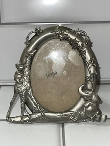 Vintage Möwe Zinn Bilderrahmen PF 1188 ETAIN ZINN KANADA Giraffe Elefant Baby - Bild 1 von 6