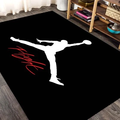 Sneakers Shoes Sports Rug, Popular Legends Rug, Basketball Rug, Home Decor Rug - Image 1 of 4