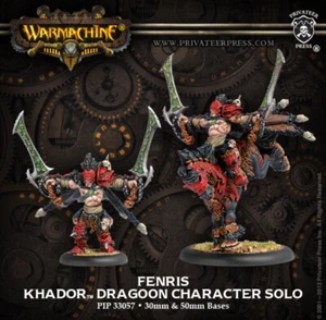 WARMACHINE - KHADOR DRAGOON CHARACTER SOLO - FENRIS - Imagen 1 de 3