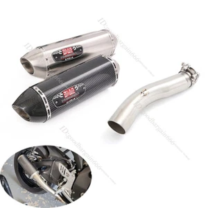For Suzuki GSXR 600 750 2008-2010 Exhaust System Middle Pipe Muffler Silencers - Picture 1 of 11