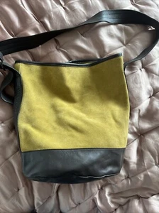 Massimo Dutti Suede And Leather Bag BNWOT - Picture 1 of 2