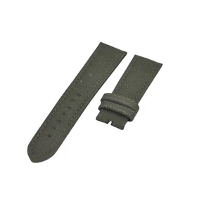 Correa de reloj de cuero verde 22x20 mm para Breitling Chronomat, Superocean, Heritage - Imagen 1 de 6