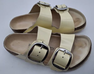 BIRKENSTOCK FIBBIA GRANDE ARIZONA PELLE ECRU LUCIDA - UK 5, EUR 38 REGOLARE - Foto 1 di 17