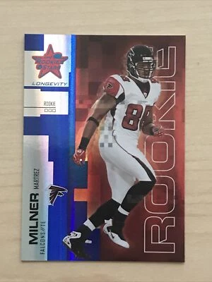 2007 Leaf Rookies & Stars Longevity Sapphire /99 Martrez Milner #194 Rookie RC - Image 1 of 2