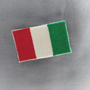 Italien Flagge 1,5"" x 2,5"" schwer genäht Aufnähen Patch - Bild 1 von 2