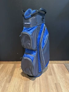 DATREK Golf Cart Bag 14 Way Club Dividers & Carry Strap Blue/Black. No Rain Cov - Picture 1 of 6