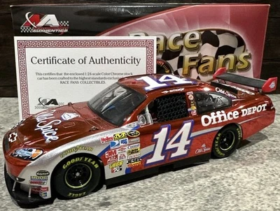 Tony Stewart Old Spice 2009 color cromo puerta Din #00014 cuna 1/24 acción Nascar Foto 1 de 4