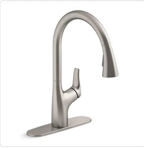 Kohler R33300-VS Trove Rubinetto Cucina Monocomando in Acciaio Inox Vibrante - Foto 1 di 8