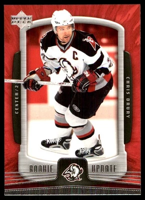 Chris Drury 2005-06 Upper Deck Rookie Update #11 Sabres NHL READ FREE SHIPPING - Image 1 of 2
