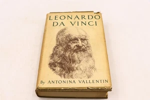 Leonardo Da Vinci Biography by Antonina Vallentin 1st Edition Hardcover 1938 - Picture 1 of 8