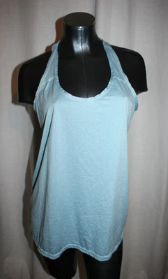 Camiseta sin mangas para mujer Xersion atlética gimnasio entrenamiento espalda deportiva azul grande Foto 1 de 3