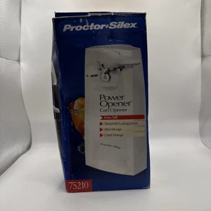 Apriscatole Elettrico Proctor Silex # 75210 NUOVO La Scatola È Danneggiata Il Prodotto Non Lo è - Foto 1 di 3
