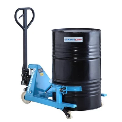 HanseLifter Fasshubwagen Handhubwagen Hubwagen FHW für 208 l DIN Fässer - 365 kg