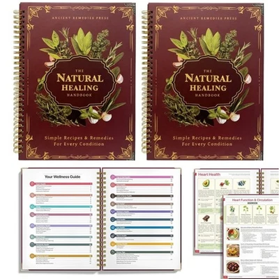 The Natural Handbook Bound For Herbal Remedies And Natural Recipes By Ancient - image 1 of 4