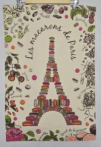 Disney Parks T&B Maison Geschirrtuch zum Wandbehang "Les macarons de Paris" - Bild 1 von 6