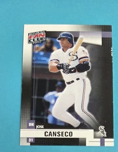 2002 Donruss Best of Fan Club #121 Jose Canseco Chicago White Sox Card 2E - Picture 1 of 2