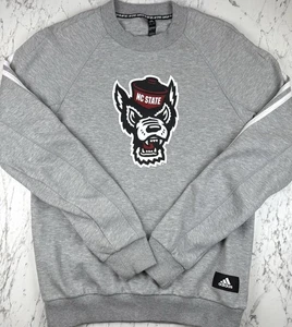 Adidas NC State Wolfpack Crewneck Sweatshirt Womens Small - Picture 1 of 5