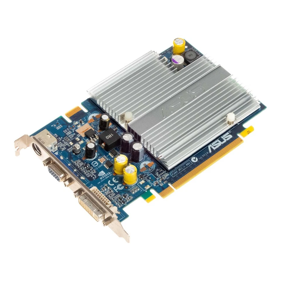 ASUS Nvidia Geforce 7600 GS 256MB DDR2 En7600gssilent/Htdhdcp/256 / FSC Pcie - Image 1 of 3