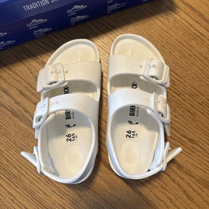 Birkenstock Kleinkind Milano EVA Kinder Größe EU 26 US 8 weiß - Bild 1 von 8