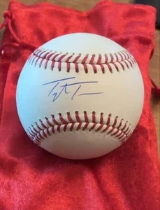 Taylor Trammell Signed Autographed  Baseball JSA COA - Picture 1 of 2