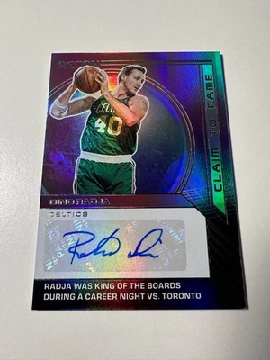 2022-23 Panini Recon Claim to Fame Signatures Dino Radja Silver Auto/149 Celtic Foto 1 de 2