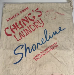 PHIL COLLINS Serious Tour Laundry Bag Bill Graham Shoreline RARE 1990 - Picture 1 of 6