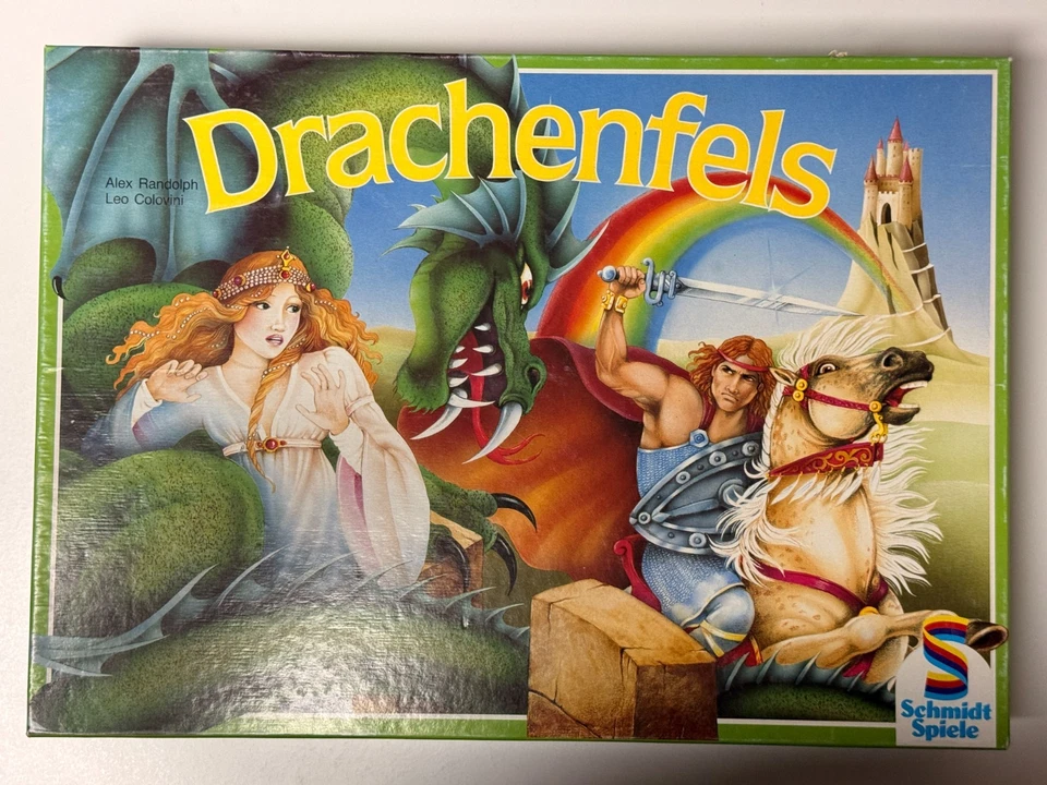 Drachenfels Schmidt Spiele 1986 80er vtg retro geprüft Brettspiel Kinderspiel - Bild 1 von 4