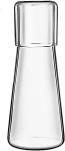 850Ml Bedside Water Carafe and Glass Set for Nightstand and Bathroom - Picture 1 of 12