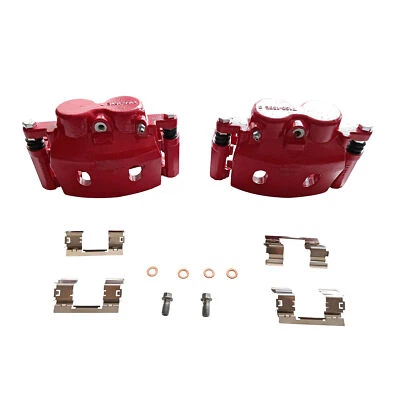Front Pair Red Caliper Front For 2008-2020 Cadillac Escalade ESV 5.3L - Изображение 1 из 4