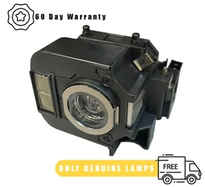 Genuine Epson Projector Lamp Bulb for Epson EB-826WH EB-84 EB-84e EB-84H Housing - Picture 1 of 4