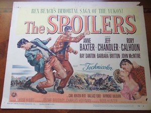 Vintage poster LOBBY CARD REX BEACH - THE SPOLERS ANNE BAXTER
