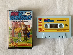 Hörspiel Kassette * KIOSK * Bibi Blocksberg * Nr. 21 * Bibi zieht um * 1984 - Bild 1 von 3