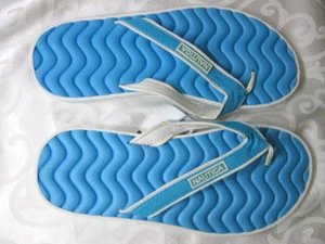 Nautica sport Sandal Flip Flop Flops Shoes Shoe Thong Rubber Slipper women NWT 7 - Picture 1 of 2