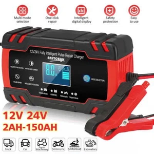 15000mAh 12V 24V Automatic Smart Car Battery Charger Maintainer Trickle Charger - Picture 1 of 10