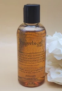 Philosophy The Gingerbread Man Shampoo,Shower Gel & Bubble Bath 6 fl New READ  - Picture 1 of 9