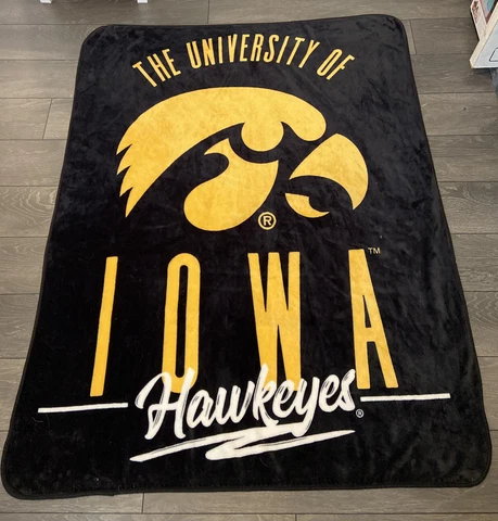 University of Iowa Hawkeyes football Throw Blanket 54x70 Inches Cover
