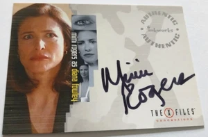 The X Files Connections Mimi Rogers as Diana #A-3 Autograph Trading Card A17 - Picture 1 of 2