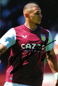 ASTON VILLA: DIEGO CARLOS SIGNED 6x4 ACTION PHOTO + COA - Bild 1 von 1