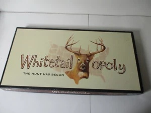 MONOPOLY WHITETAILOPOLY BRETTSPIEL DIE JAGD HAT BEGONNEN 100% KOMPLETT WHITETAIL - Bild 1 von 12