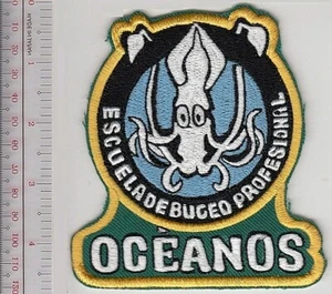 SCUBA Hard Hat Diving Spain Océanos Escuela de Buceo Profesional Sant NO TARIFF - Picture 1 of 1