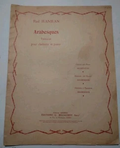 Arabesques - Paul JeanJean clarinet piano - Picture 1 of 2