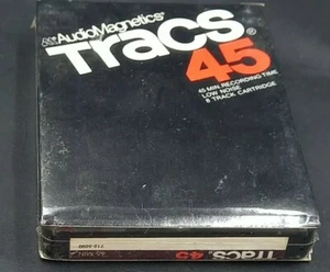 (1 Tracs45 BLANK Sealed Unused 8 Track Tape Cartridge) Vtg MUSIC Audio Magnetics - Imagen 1 de 6