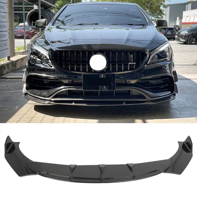 Kit de carrocería divisor alerón labial parachoques delantero para Mercedes Benz W117 C117 CLA45 AMG Foto 1 de 4