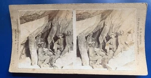 (Gd4655) RARE, Stereoscopic, Deep Gold Mining Card, South Africa, G.B.Neilson - Picture 1 of 3