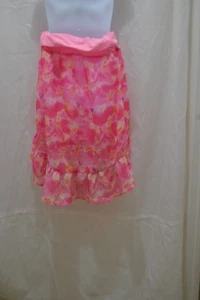  Faded Glory skirt Girls size 7/8 Butterflies all over it bright pink Children  - Picture 1 of 12
