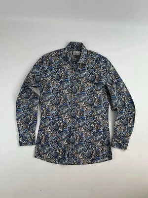 Stenstroms 15/38 Slim Fit Paisley Button Up Shirt - Image 1 of 4